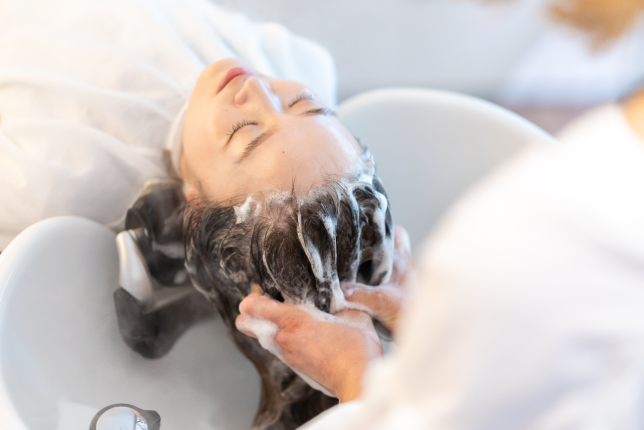 シャンプー風景